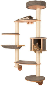 Arbre a chat mural - H. 185 cm - Dolomit XL Tofana - KERBL - Gris