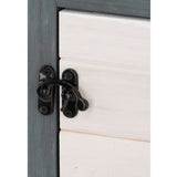 KERBL - Maison de toilette pour chat - 58 x 45 x 60 cm- IDA - Blanc/bleu -