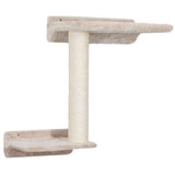 Mur d'escalade pour chat - KERBL - Zugspitze - 5 pieces - Sisal - Tissu rembourré - Intérieur