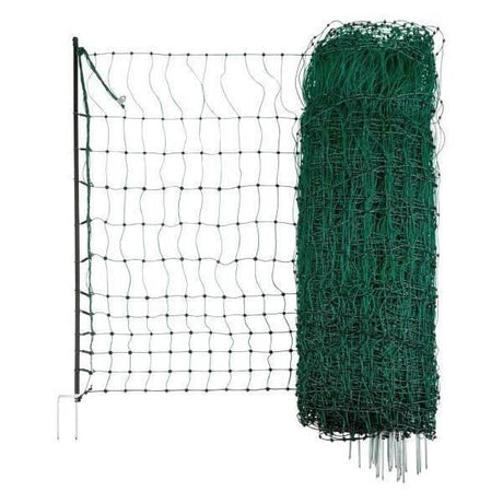 KERBL - Filet pour les poules 25 m - 106 cm - double pointe - vert - non électrique