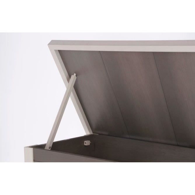 Maison extérieure pour chat en composite, matériau durable - KERBL - ECO Eli - Gris / Blanc - 57 x 45 x 43 cm