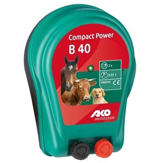 Kerbl - Ako Compact - Electrificateur - Bloc dalimentation Power B40 - 2 x 1,5 V - 1847