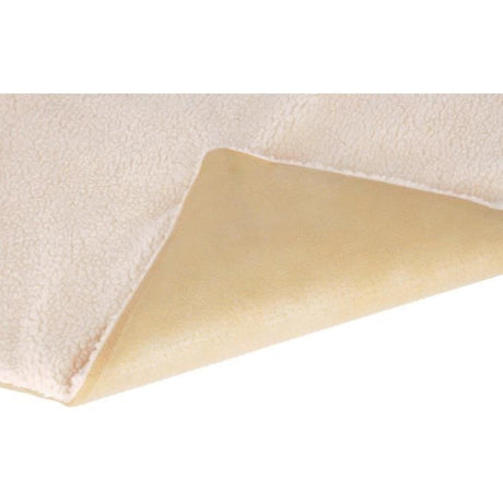 Coussin Tapis thermique autochauffant avec dessus polaire - KERBL - Theo - 75 x 50 x 3 cm - Beige