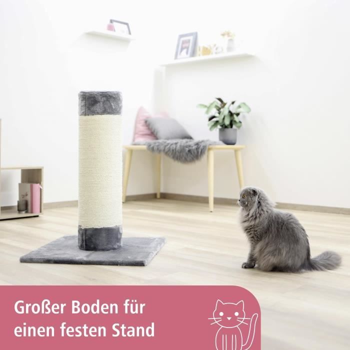 KERBL - Poteau griffoir tronc Opal Ultra 80 cm Gris