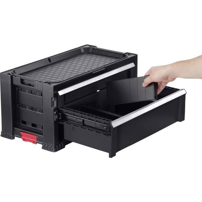 Boîte a outils vide KETER 237790 noir