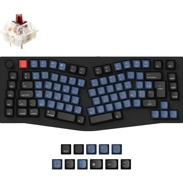 Clavier mécanique gamer - Switch mécanique Brown - KEYCHRON Q10 - ANSI - Rétroéclairage RGB