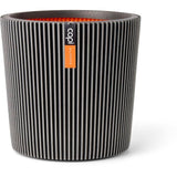 Vase conique - CAPI EUROPE - Groove NL - 36 x 34 cm - Anthracite