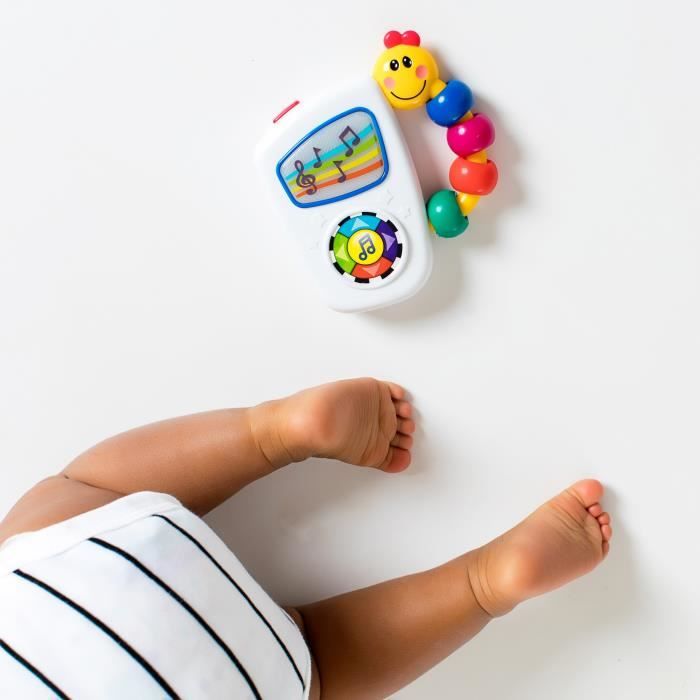 BABY EINSTEIN Petite radio portable bébé, Boîte a musique nomade Take Along Tunes - Cadeau Noel bébé 3M+