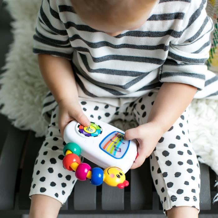 BABY EINSTEIN Petite radio portable bébé, Boîte a musique nomade Take Along Tunes - Cadeau Noel bébé 3M+