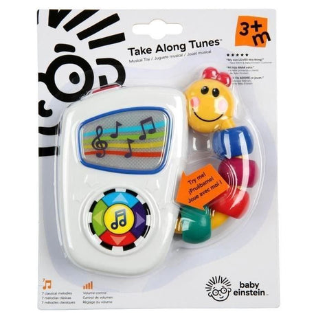 BABY EINSTEIN Petite radio portable bébé, Boîte a musique nomade Take Along Tunes™ - cadeau bébé 3M+