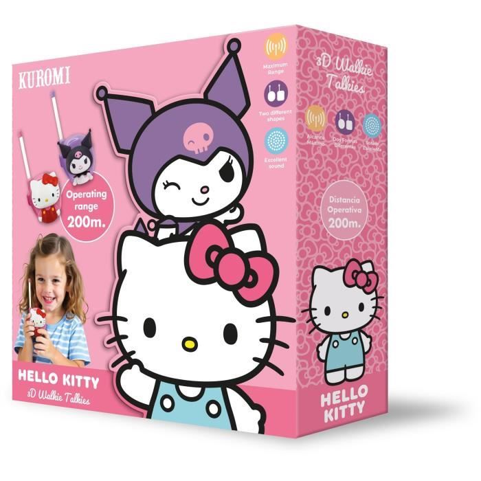 Talkie walkie 3D Hello Kitty & Friends - KIDS LICENSING - HK50203