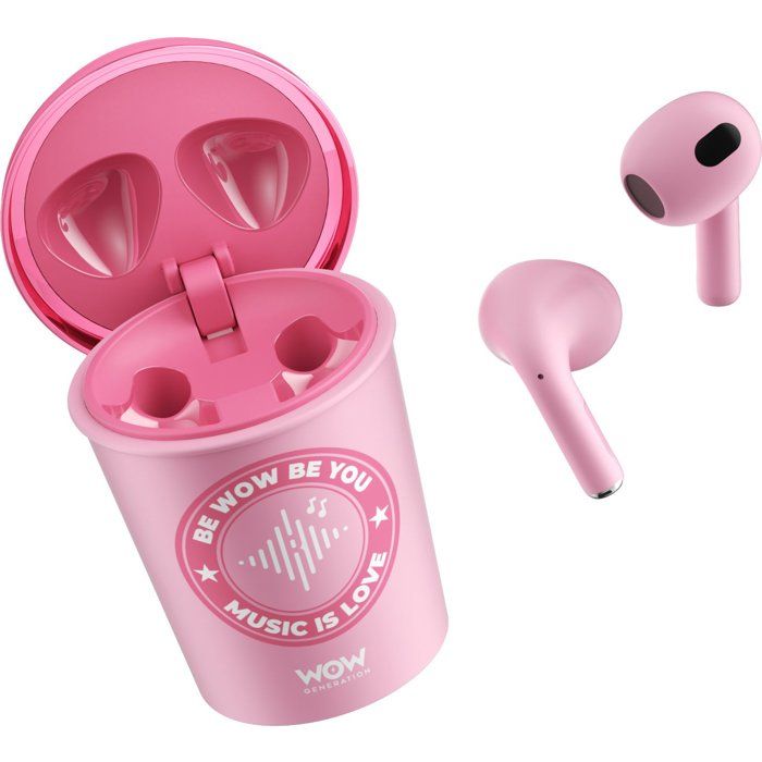 Ecouteurs sans fil - KIDS LICENSING - WOW GENERATION - Rose - Des 5 ans