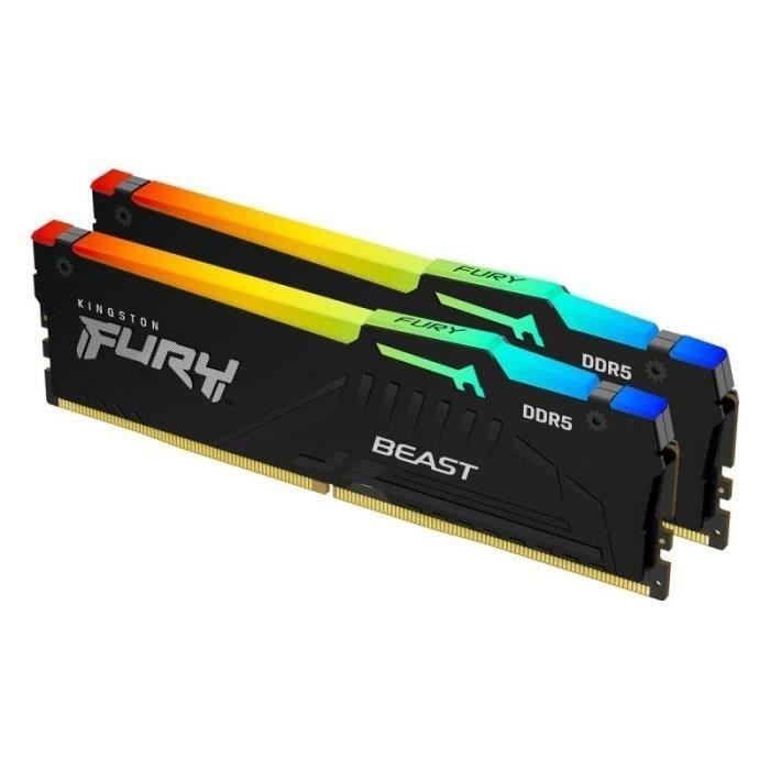 RAM memory - KINGSTON - FURY Beast - 32 GB (2 x 16 GB) - DDR5 - 5600 Mhz CL40