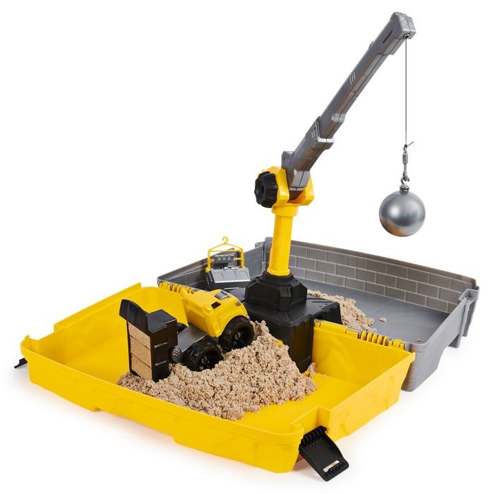 Coffret Kinetic Sand - KINETIC SAND - Malette De Construction - Sable Naturel - 907 g