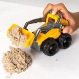 Coffret Kinetic Sand Chantier - KINETIC SAND - Creusez et démolissez avec 454g de sable naturel