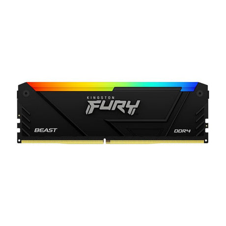 Mémoire RAM - KINGSTON - FURY Beast - RGB - 16 Go (2 x 8 Go) - DDR4 - 3600 MHz CL17 - (KF436C17BB2AK2/16)