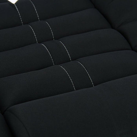 Couvre-siege - KINE TRAVEL - Confort intégral - Noir - Compatible airbags - Mousse haute qualité
