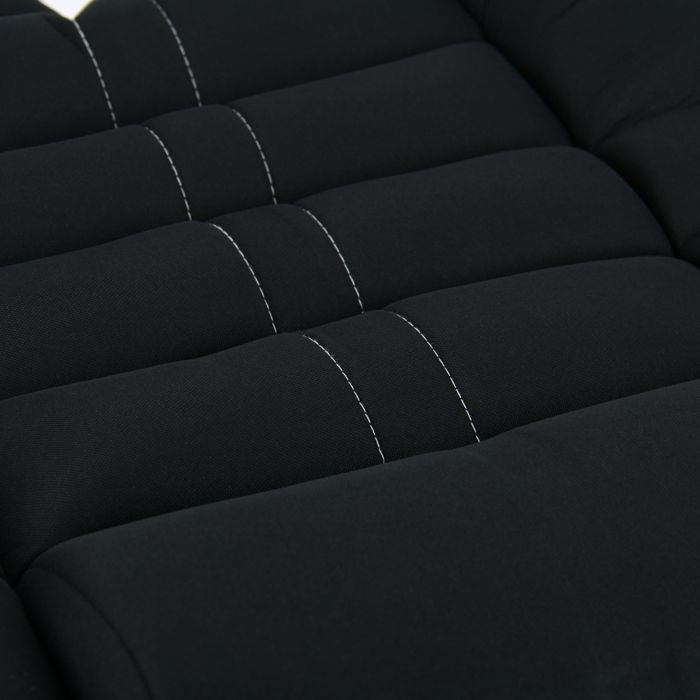 Couvre-siege - KINE TRAVEL - Confort intégral - Noir - Compatible airbags - Mousse haute qualité