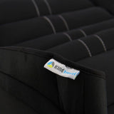 Couvre-siege - KINE TRAVEL - Confort intégral - Noir - Compatible airbags - Mousse haute qualité