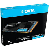 SSD - KIOXIA - EXCERIA PLUS - 2 To, M.2, 5000 Mo/s lecture, 3900 Mo/s écriture, 64 Gbit/s