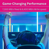 SSD - KIOXIA - EXCERIA PRO - 1 To, M.2, 7300 Mo/s lecture, 6400 Mo/s écriture, pour ordinateur portable