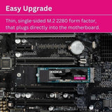 SSD - KIOXIA - EXCERIA PRO - 1 To, M.2, 7300 Mo/s lecture, 6400 Mo/s écriture, pour ordinateur portable