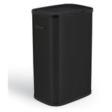 Poubelle de cuisine 60L PORTLAND – Ouverture push par pression – Acier inox Noir – KITCHEN MOVE