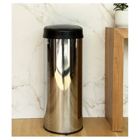 KITCHEN MOVE Poubelle de cuisine automatique - Inox - Argent - 50L ARTIC
