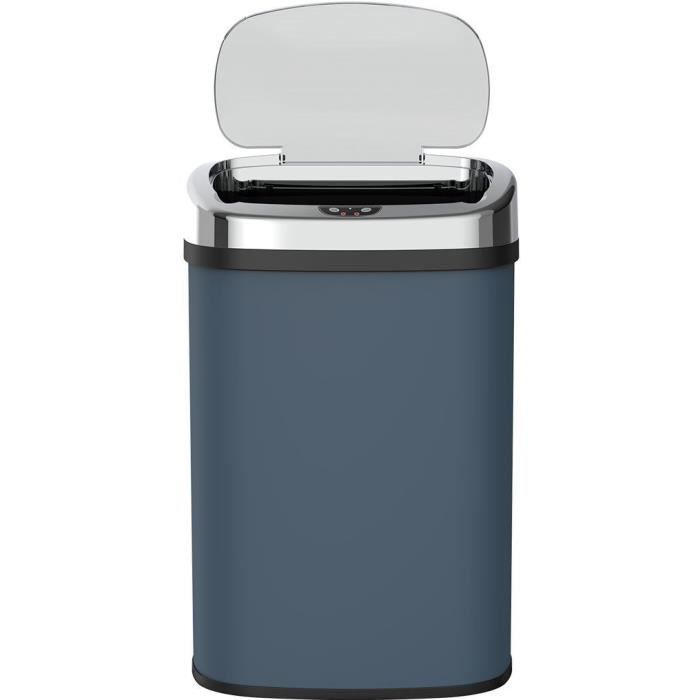 MAJESTIC - Poubelle de Cuisine Automatique - KITCHEN MOVE - 58 L - Inox Gris Mat