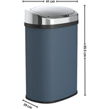 MAJESTIC - Poubelle de Cuisine Automatique - KITCHEN MOVE - 58 L - Inox Gris Mat