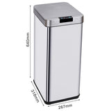 Poubelle de Cuisine Automatique - PARKSIDE - 50 L - Inox Brossé - Kitchen Move