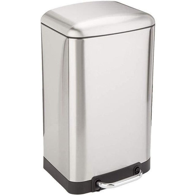 Poubelle de Cuisine a Pédale - GREENWICH - 30 L - Inox Brossé - Kitchen Move