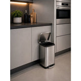 Poubelle de Cuisine a Pédale - GREENWICH - 30 L - Inox Brossé - Kitchen Move