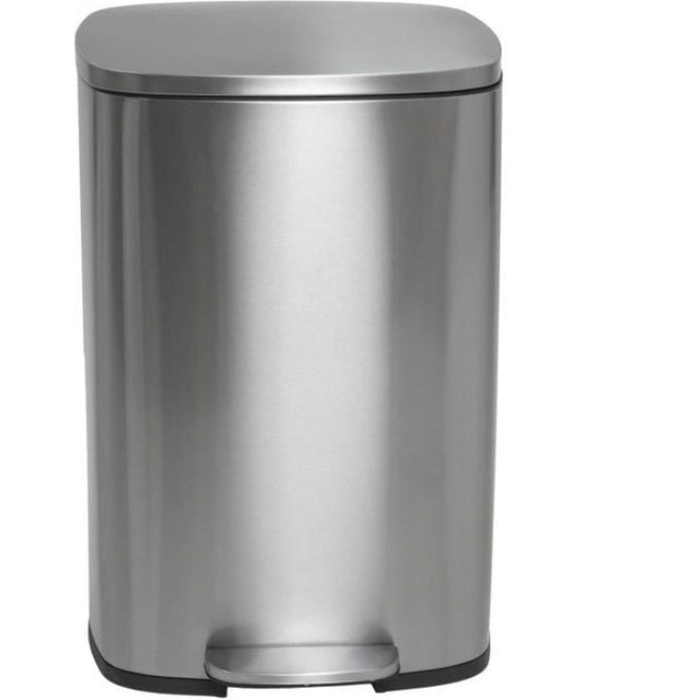 Poubelle de Cuisine a Pédale - ADMIRAL - 50 L - Argent - Kitchen Move