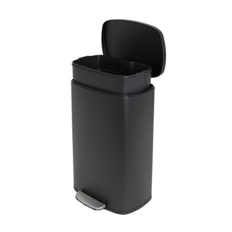 Poubelle de Cuisine a Pédale - ADMIRAL - 50 L - Noir Mat - Kitchen Move