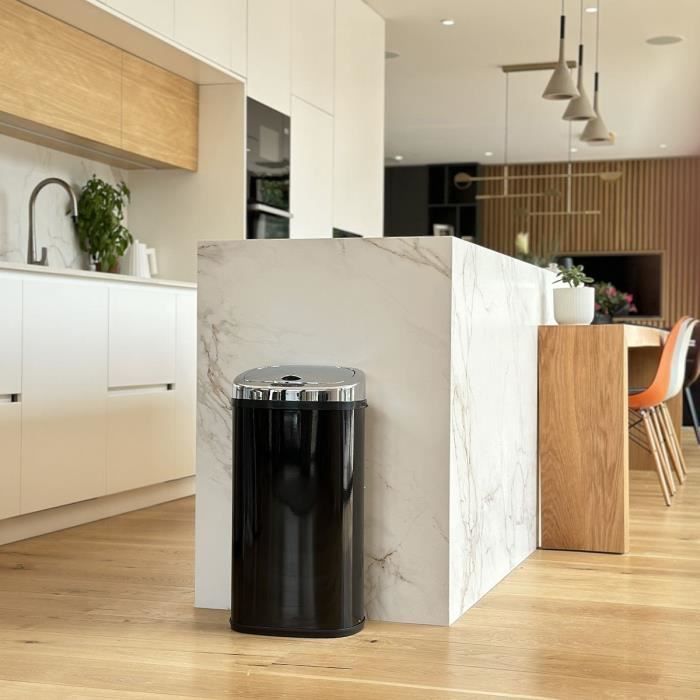 Poubelle de Cuisine Automatique - LARGO -  KITCHEN MOVE - 42 L - Noir