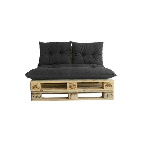 Kit palette classic - Matelas ardoise + 2 coussins dossier - JARDIN PRIVE
