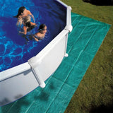 GRE - Kit Piscine hors sol acier ronde blanche Ø370 x 132 cm (Livrée avec filtre a sable et échelle)