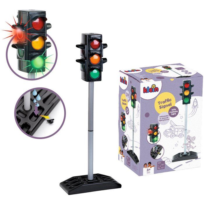 Feu tricolore électronique avec fonctionnement manuel et automatique - KLEIN - 2990