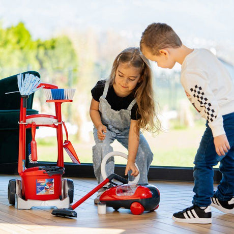 KLEIN - Chariot de ménage Vileda avec aspirateur électronique