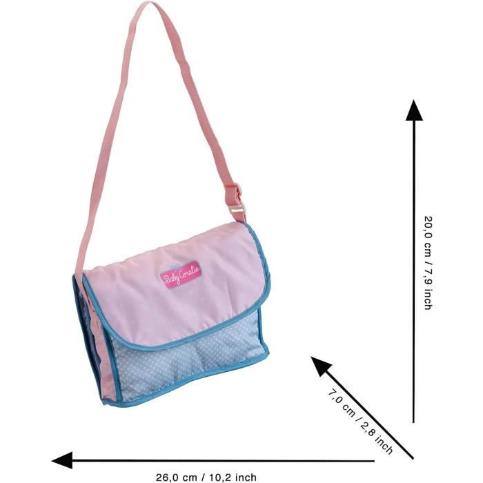 Sac a langer pour poupons Princess Coralie - KLEIN - 7 accessoires de puÈriculture inclus