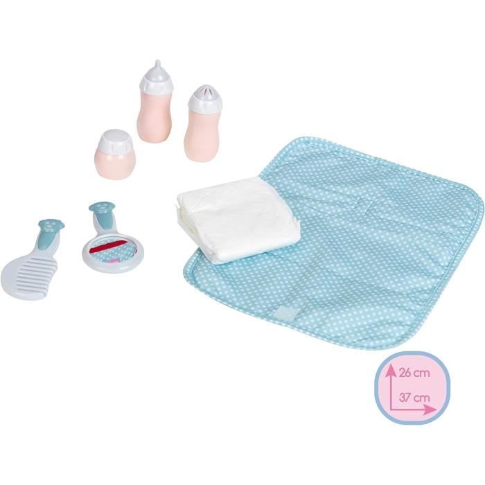 Sac a langer pour poupons Princess Coralie - KLEIN - 7 accessoires de puÈriculture inclus