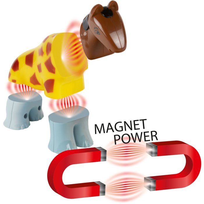 Animaux magnétiques - KLEIN - 0066 - 8 grands animaux Funny Puzzle, boîte fermée - 32 pieces - Des 12 mois