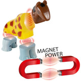 Animaux magnétiques - KLEIN - 0066 - 8 grands animaux Funny Puzzle, boîte fermée - 32 pieces - Des 12 mois