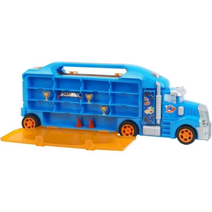 Grand camion de transport de véhicules miniatures - KLEIN - 2474 - Hot Wheels avec accessoires - Des 3 ans