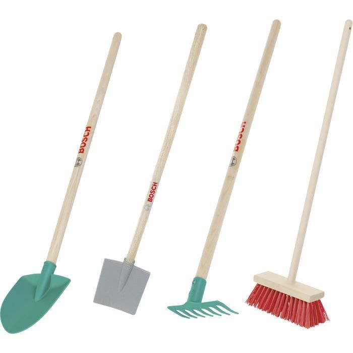 Bosch garden tools made of wood and plastic, 4 pieces - KLEIN - 2794