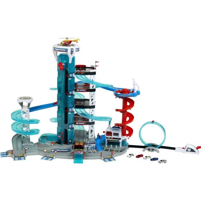 Garage toy - KLEIN - Bosch Car Service Mega Universe Garage - Includes various play elements and 5 vehicles.