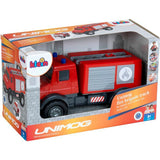 Camion de pompier tout-terrain - KLEIN - 3600 - Mercedes Unimog - Roues souples et hayon arrière ouvrable - Échelle 1:24 - Dès 3 ans