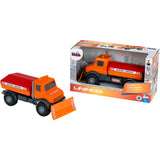 Camion chasse-neige saleur - KLEIN - 3801 - Mercedes Unimog - Roues souples et benne basculante - Échelle 1:24 - Dès 3 ans