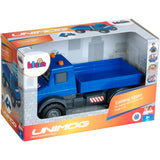 Camion-benne tout-terrain - KLEIN - 3802 - Mercedes Unimog - Roues souples et benne basculante - Échelle 1:24 - Dès 3 ans